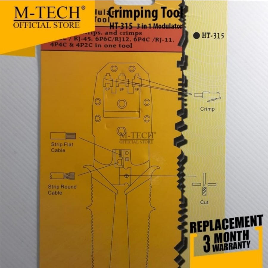 Kìm Cắt Dây Cáp Chuyên Dụng Rj45 Rj11 Ht315 | BigBuy360 - bigbuy360.vn