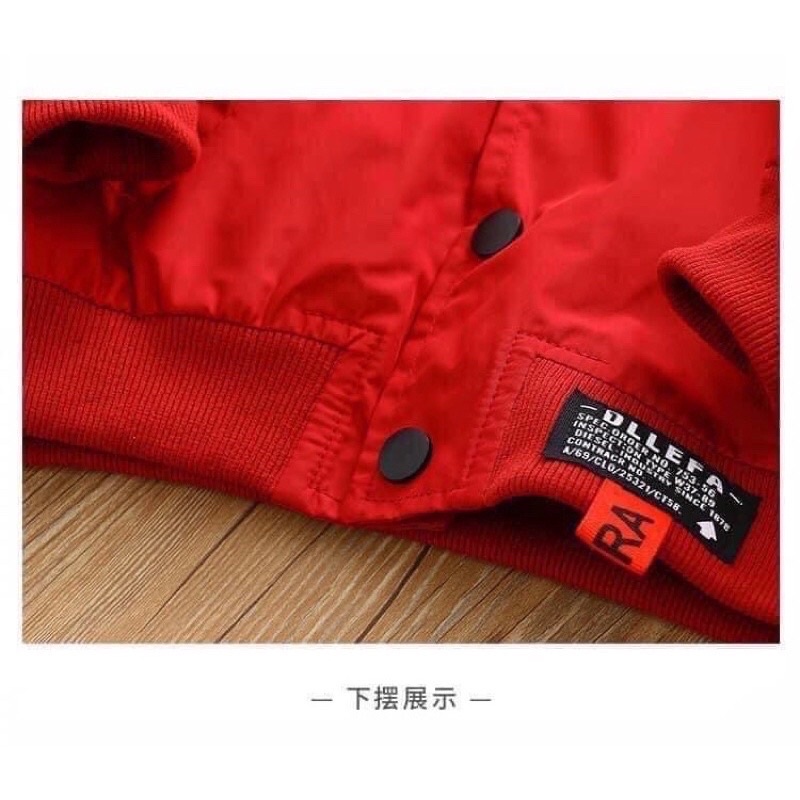 Áo Khoác Gió Boomber Cho Bé