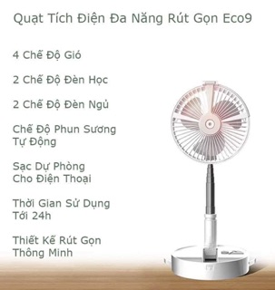 QUẠT TÍCH ĐIỆN ECOWIND9