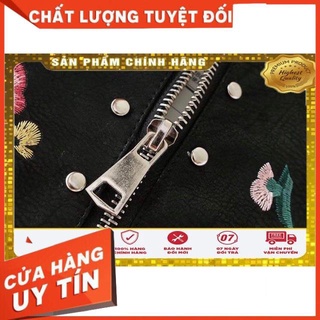 [Tặng Mã 70K – Hàng Chính Hãng] Chân váy da thêu zara