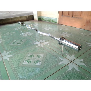 Thanh đòn cong ez bar ziczac 1m2 phi 50 hàng nhập