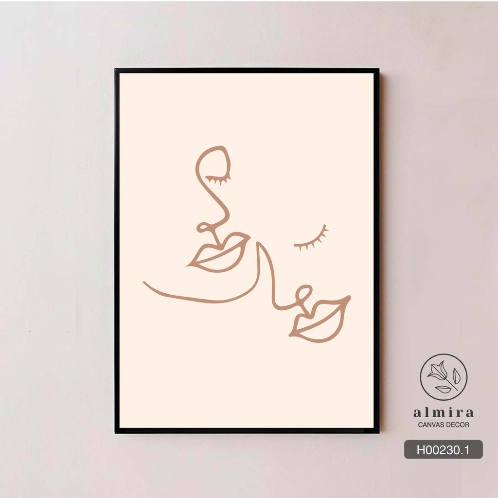 🔆 Bức tranh treo nội thất tone màu pastal cổ điển - tặng đinh treo tường 3 chân [H002] | BigBuy360 - bigbuy360.vn