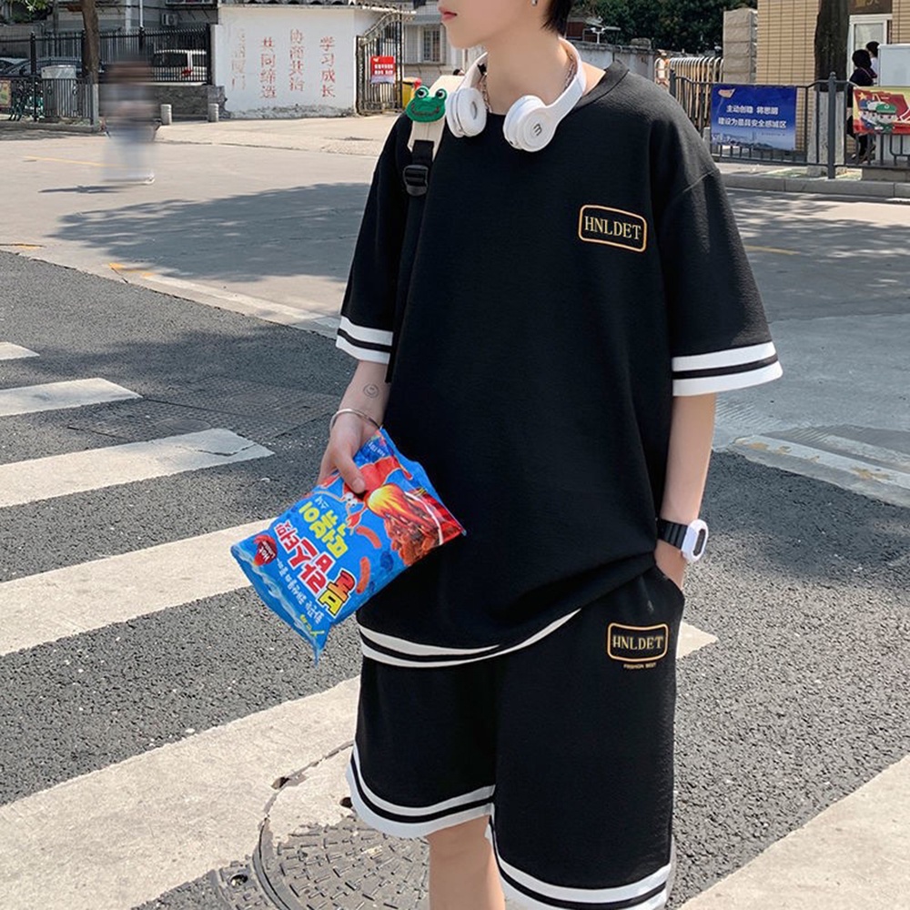 Sét Quần Áo Thun Nam Mùa Hè &quot;HNBLET&quot; Style Trẻ Trung Hot Trend 2022 STYLE MARVEN - SET NAM 90000161C3