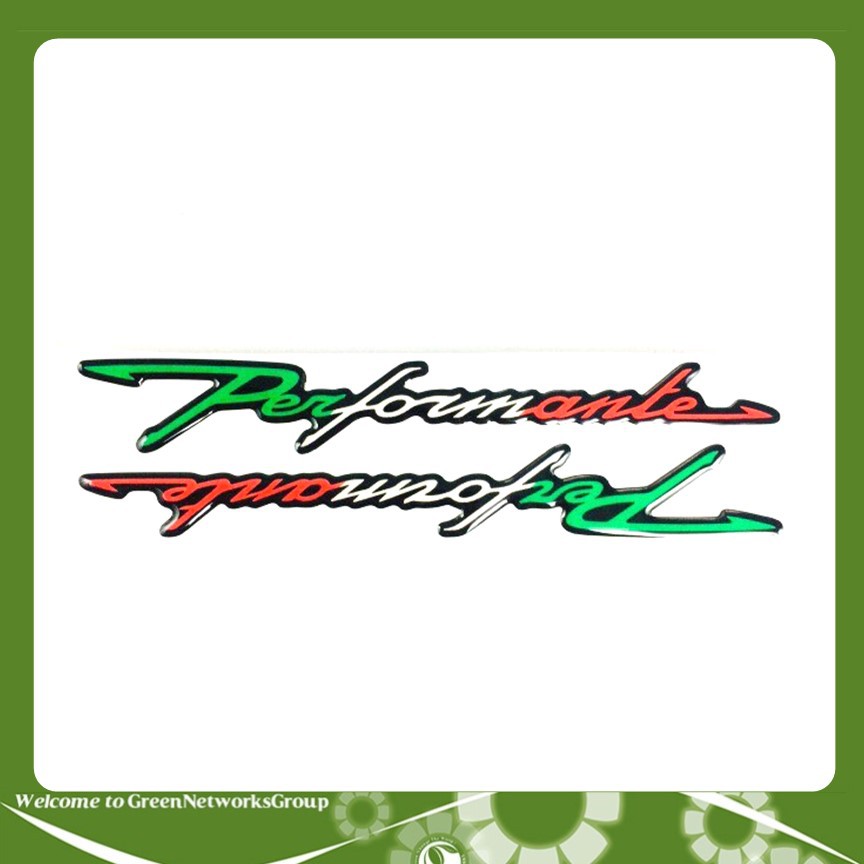 Bộ tem decal xe Performante Greennetworks