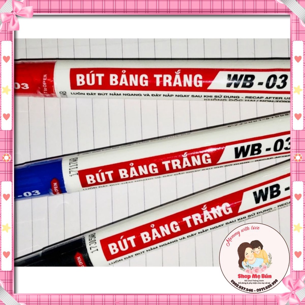 1 cây bút viết bảng trắng WB-03