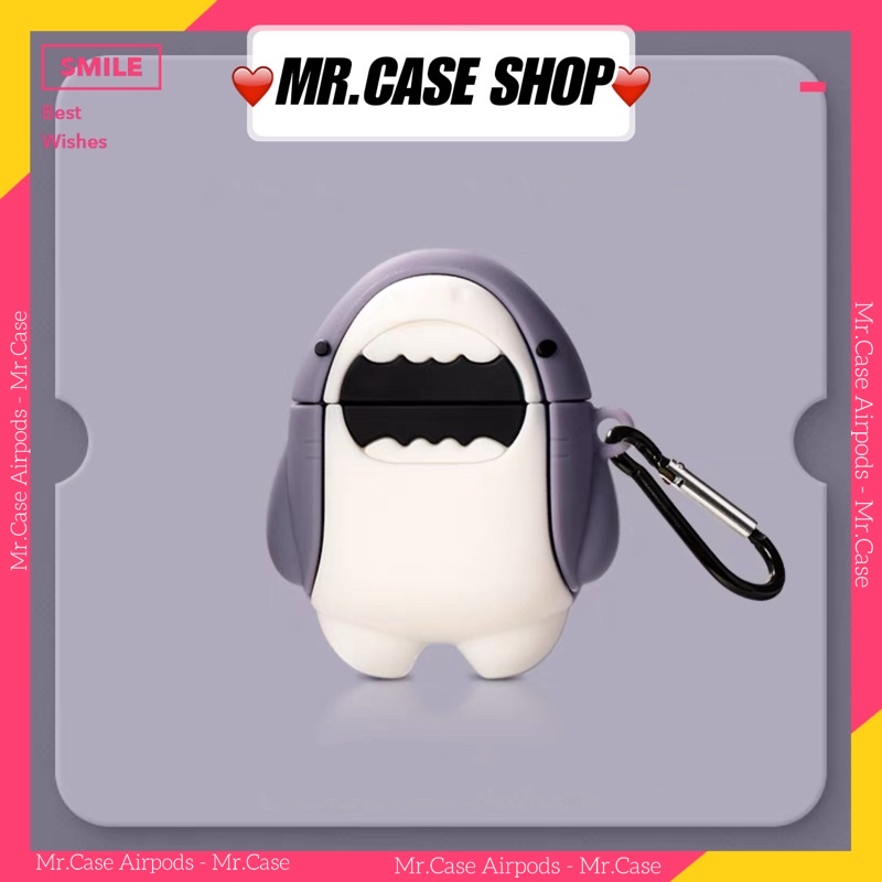Case Airpods 1/2 Pro Vỏ Ốp Đựng Tai Nghe Hình Hoạt hình Dẻo silicon- Mr.Case
