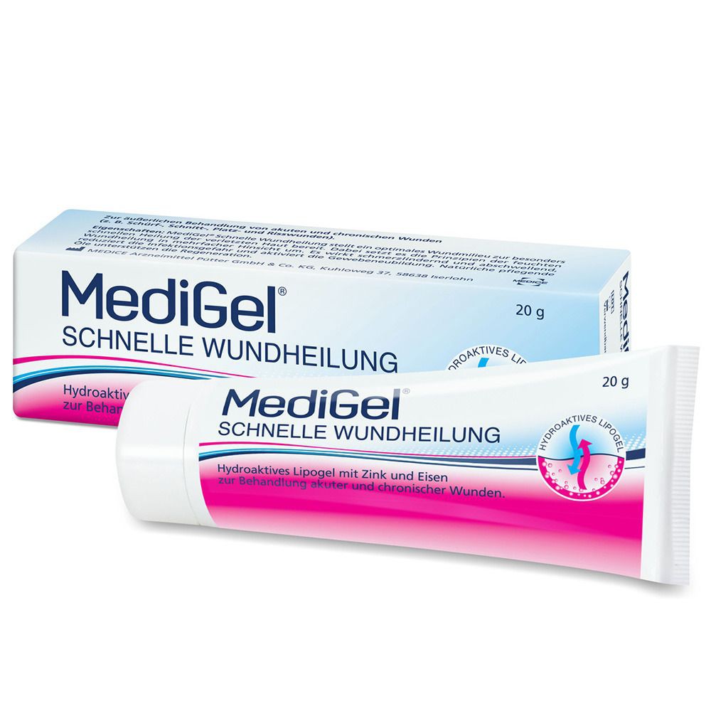 Gel làm nhanh lành vết thương, chống nhiễm trùng tránh để lại sẹo - MediGel Schnelle Wundheilung
