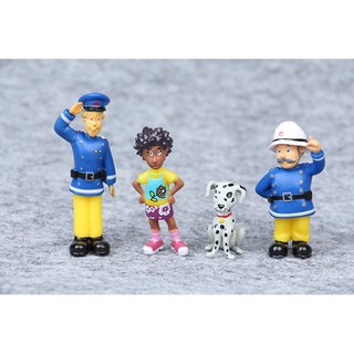 Bộ 12 Mô Hình Lính Cứu Hỏa Sam Cao 3-6 Cm