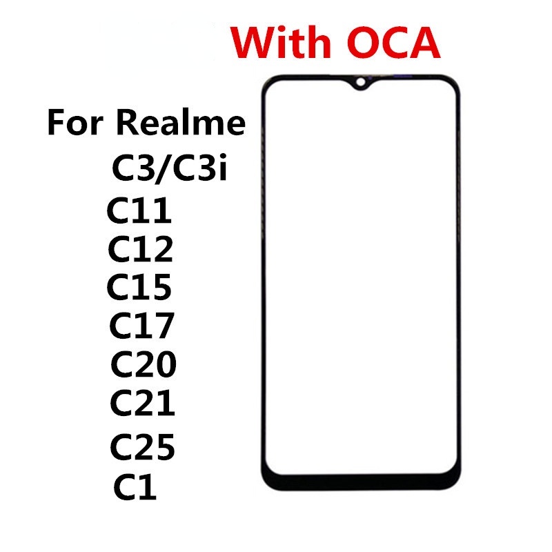 Màn Hình Cảm Ứng LCD Bằng Kính Thay Thế Chuyên Dụng Cho Realme C1 C3 C11 C12 C15 C17 C20 C21 C25