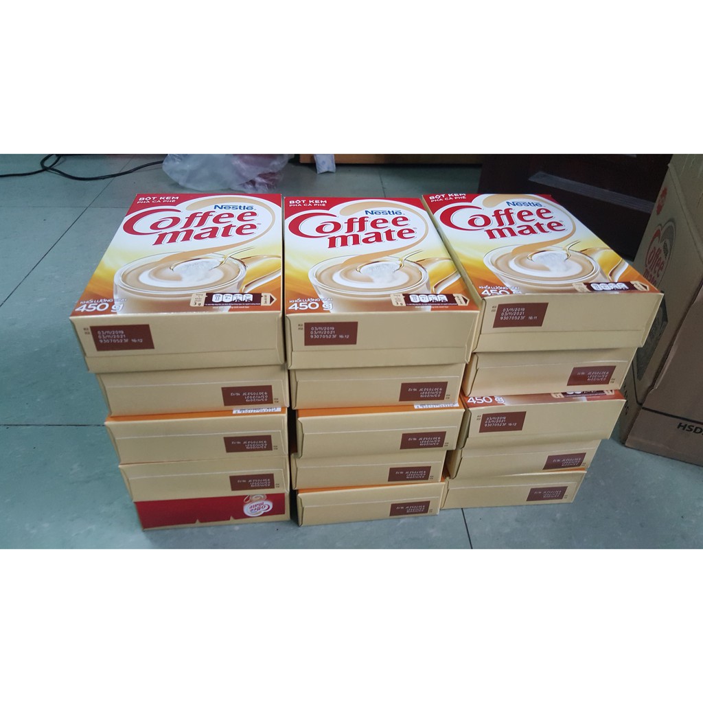 Bột kem Nestle coffee mate hộp 450gram , pha cà phê, trà sữa