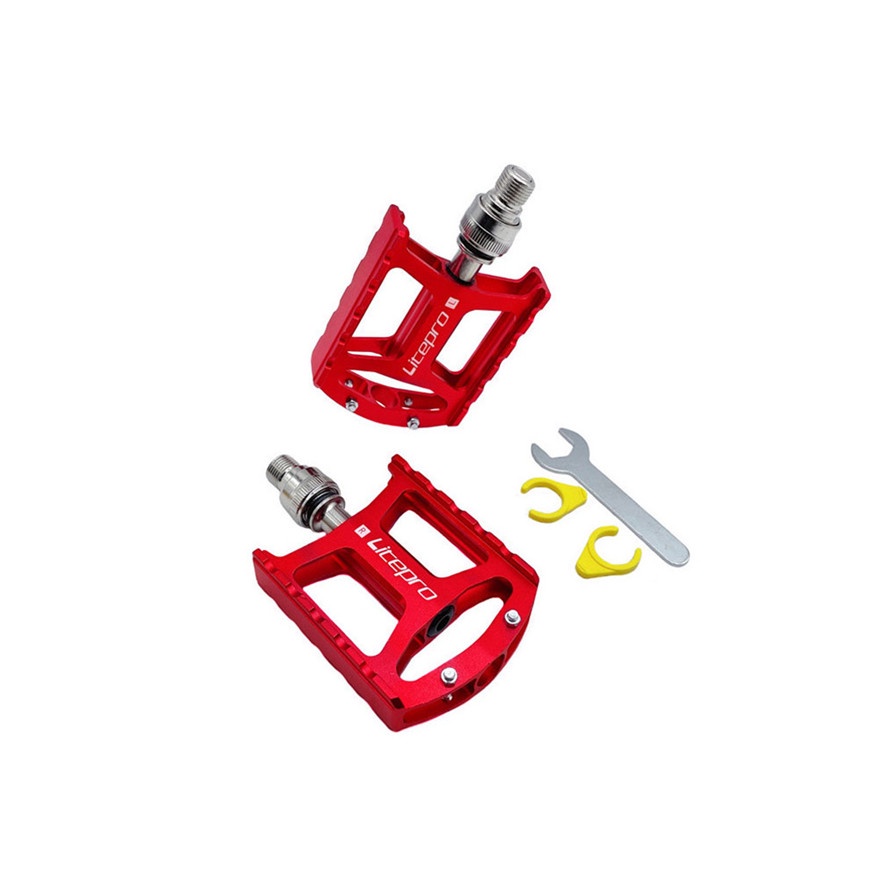 Bàn đạp Litepro hợp kim nhôm tháo gắn nhanh tiện lợi cho xe đạp Brompton S5