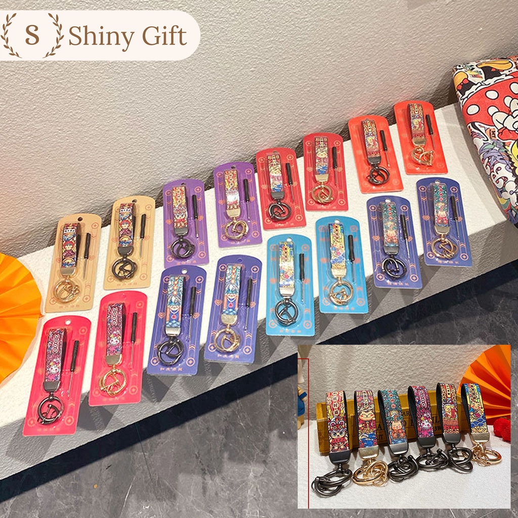 Đai móc khóa mèo vạn phúc may mắn