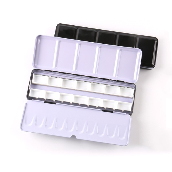 Hộp thiếc gập 3 chuyên dụng đựng màu dạng pan