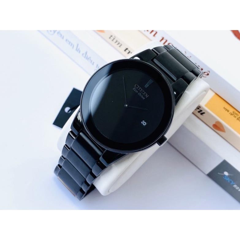 ĐỒNG HỒ NAM CHÍNH HÃNG Citizen AU1065-58E kiểu dáng movado trơn mặt - tạo sự huyền bí - ảo diệ - VEUWATCH