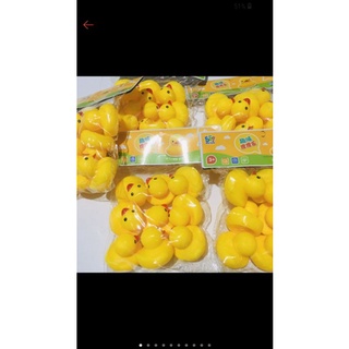 set 10 con vịt tắm thả bồn kêu chít chít