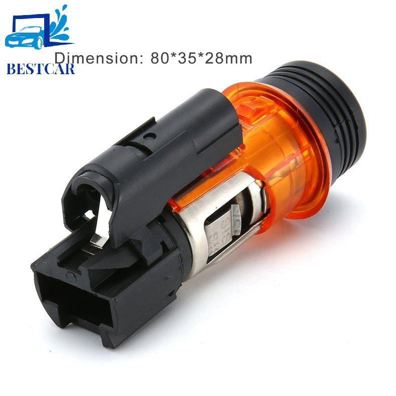 822754 Universal 12V Car Cigarette Lighter Housing Cig Durable Socket