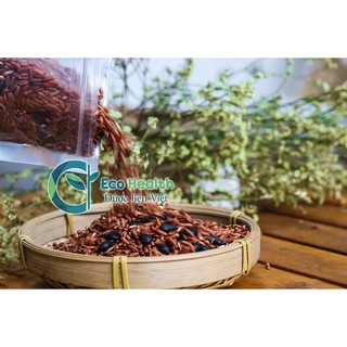 Trà gạo lứt đậu đen xanh lòng rang tay -Túi zip 1 Kg