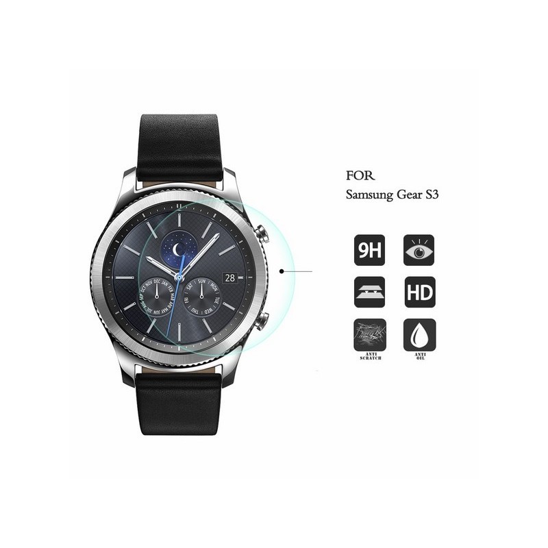 Bộ 2 Dán cường lực đồng hồ Samsung Gear S3 Classic/ S3 Frontier/ Galaxy Watch 46mm