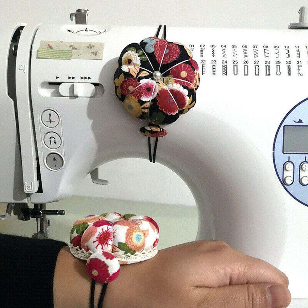 Giá Đỡ Kim Khâu Đeo Cổ Tay Bằng Vải Cotton An Toàn DIY