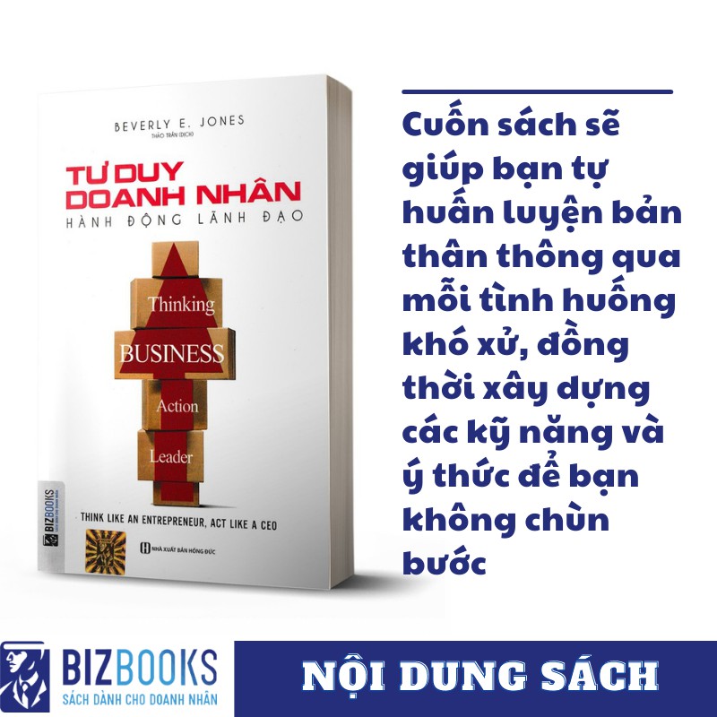 Cuốn BIZBOOKS - Sách Tư Duy Doanh Nhân, Hành Động Lãnh Đạo