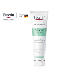 Sữa rửa mặt Eucerin Pro Acne Cleansing Foam dành cho da mụn 150g