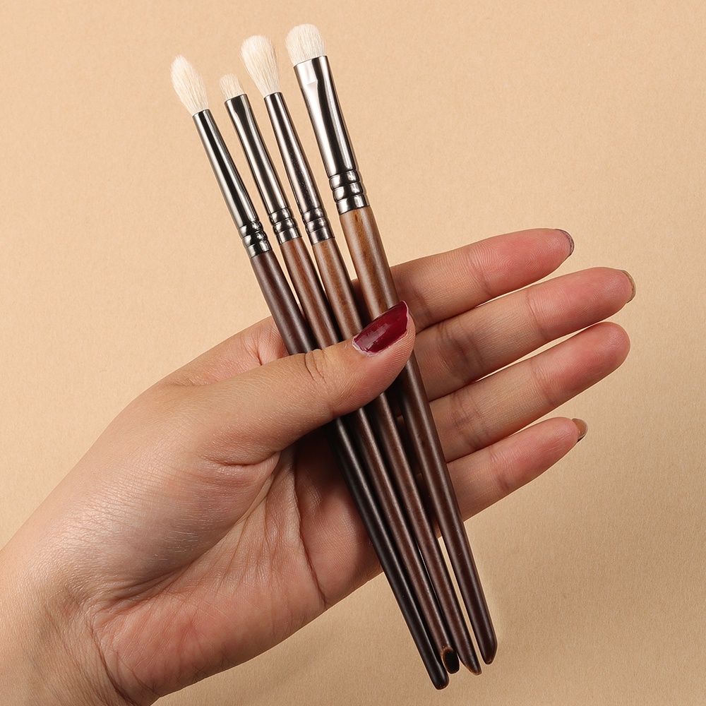 Set 4 Cọ Trang Điểm OVW N56N64Wn66N83 Lông Dê Màu Trắng