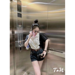 Áo polo da cá hình cá sấu