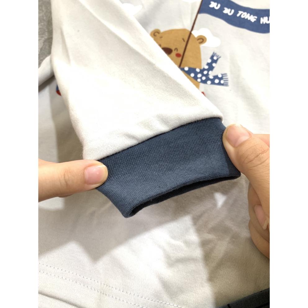 Bộ thu đông bé trai, bé gái, bộ dài tay cotton quảng châu cho bé từ  8 - 28 kg. .
