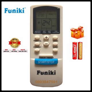 Điều khiển máy lạnh Funiki ( Mẫu 3 )