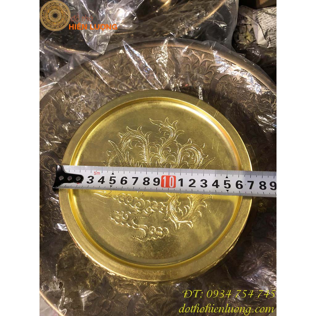 Cơi Đựng Trầu Hoa Văn Bằng Đồng Màu Vàng-Cơi Trầu Bằng Đồng-Âu Trầu Tặng Mẹ