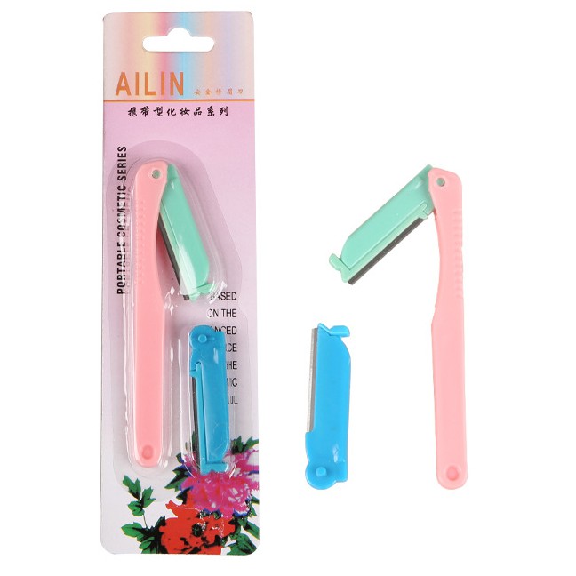 Dao cạo lông mày kèm lưỡi thay Aillin