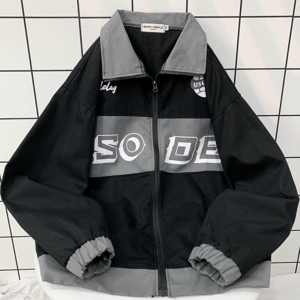 Áo Khoác Nam Cổ Trụ chất Kaki Mềm In Usodel Đẹp Form Rộng Lịch Lãm Mặc Thoải Mái NEW UNISEX