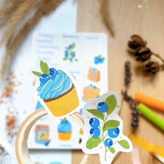 Bullet Journal Sticker - Blueberry - Việt quất