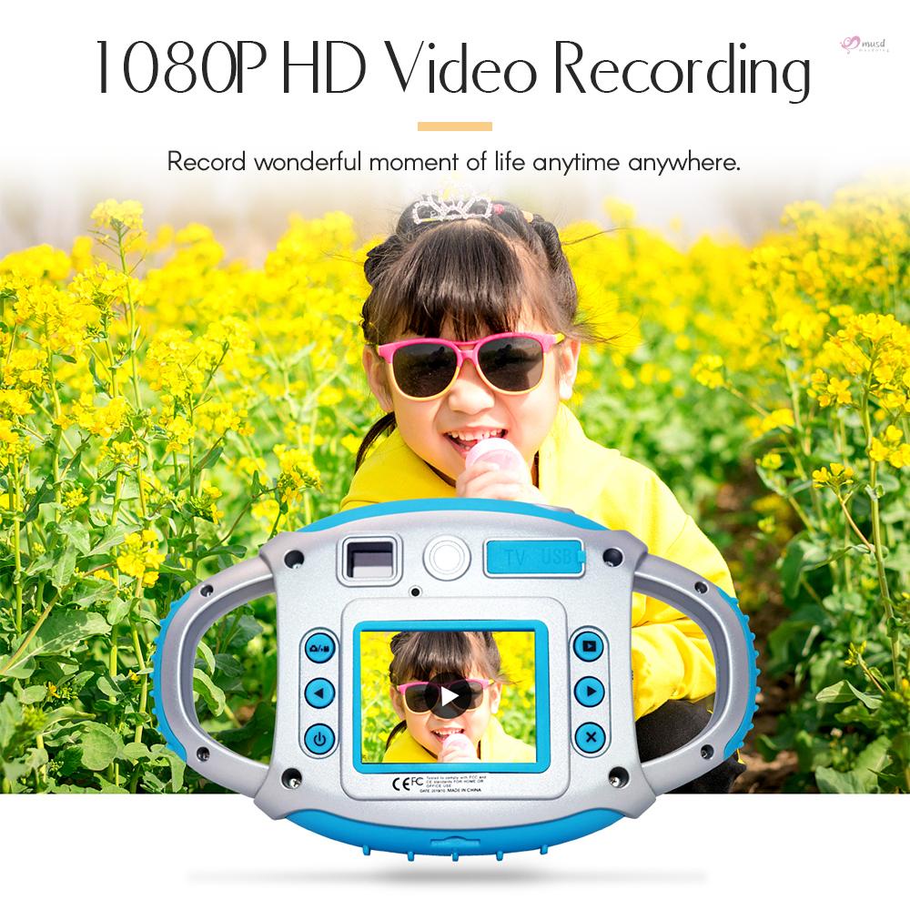 Camera kỹ thuật số 8MP 1080P video 2.0 Inch IPS kèm cáp sạc USB cho bé
 | BigBuy360 - bigbuy360.vn