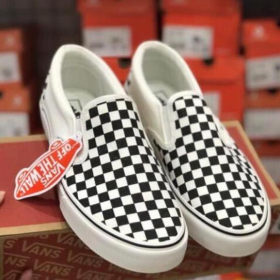 (bachhoa)Giày Vans Caro [HOT TREND] Giầy Thể Thao Vans caro, giày Sneaker Nam Nữ cực chất