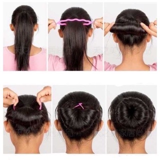 Bộ dụng cụ búi tóc đa năng 4 món