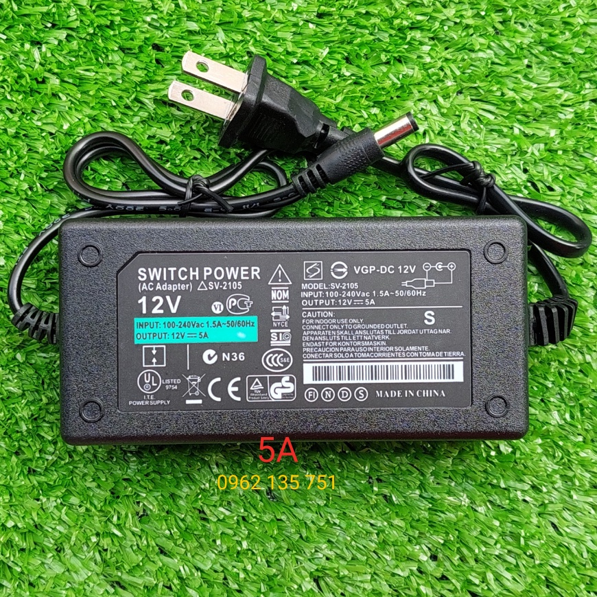 Bộ đổi nguồn Adaptor 12V 1A  / 2A / 3A / 5A / 5A Sony / 10A