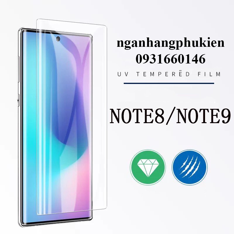 Kính cường lực UV Samsung Galaxy Note 8 / Note 9 / Note 10 / Note 10 lite 4 lớp chống trầy full keo, full màn hình