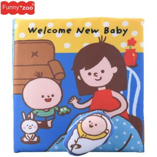 Sách vải tương tác Funny zoo chủ đề Welcome New baby