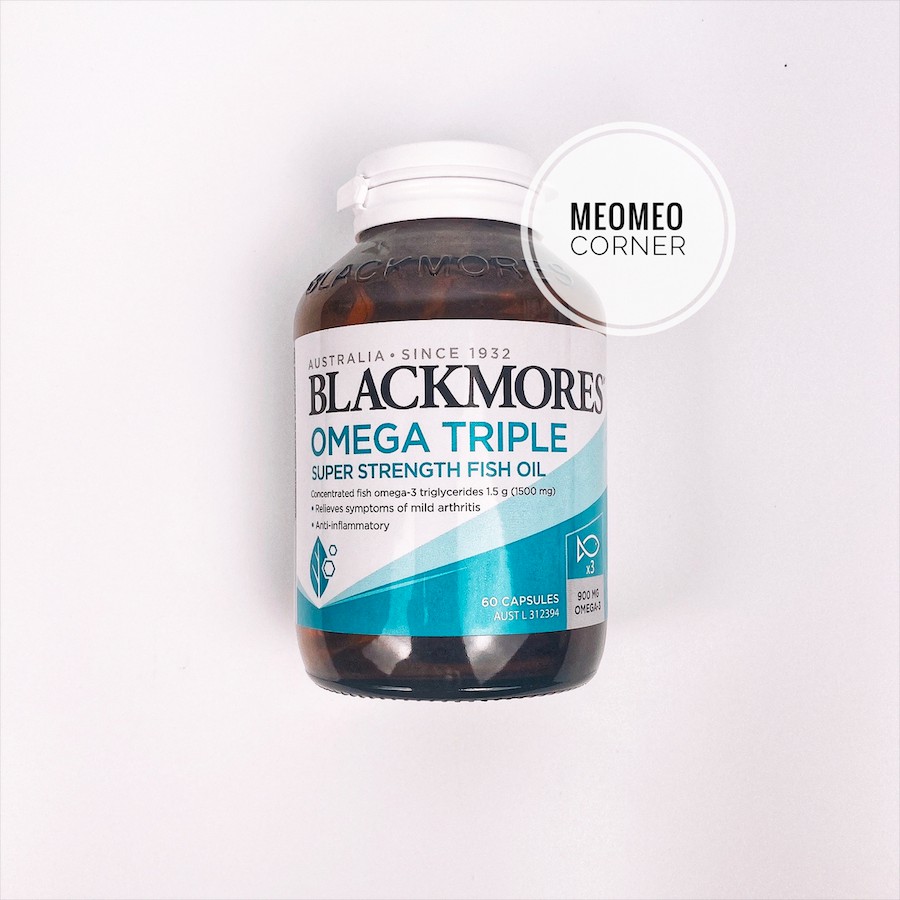 Viên uống Blackmores Omega Triple Super Streng Fish Oil Úc Dầu cá