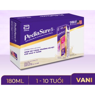 Thùng 48 hộp sữa nước PediaSure 180ml hương Vani
