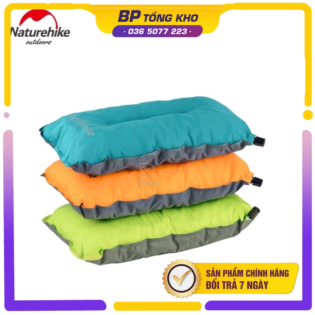 Gối Tự Bơm Hơi Naturehike NH17A001-L Cắm Trại, dã ngoại, văn phòng