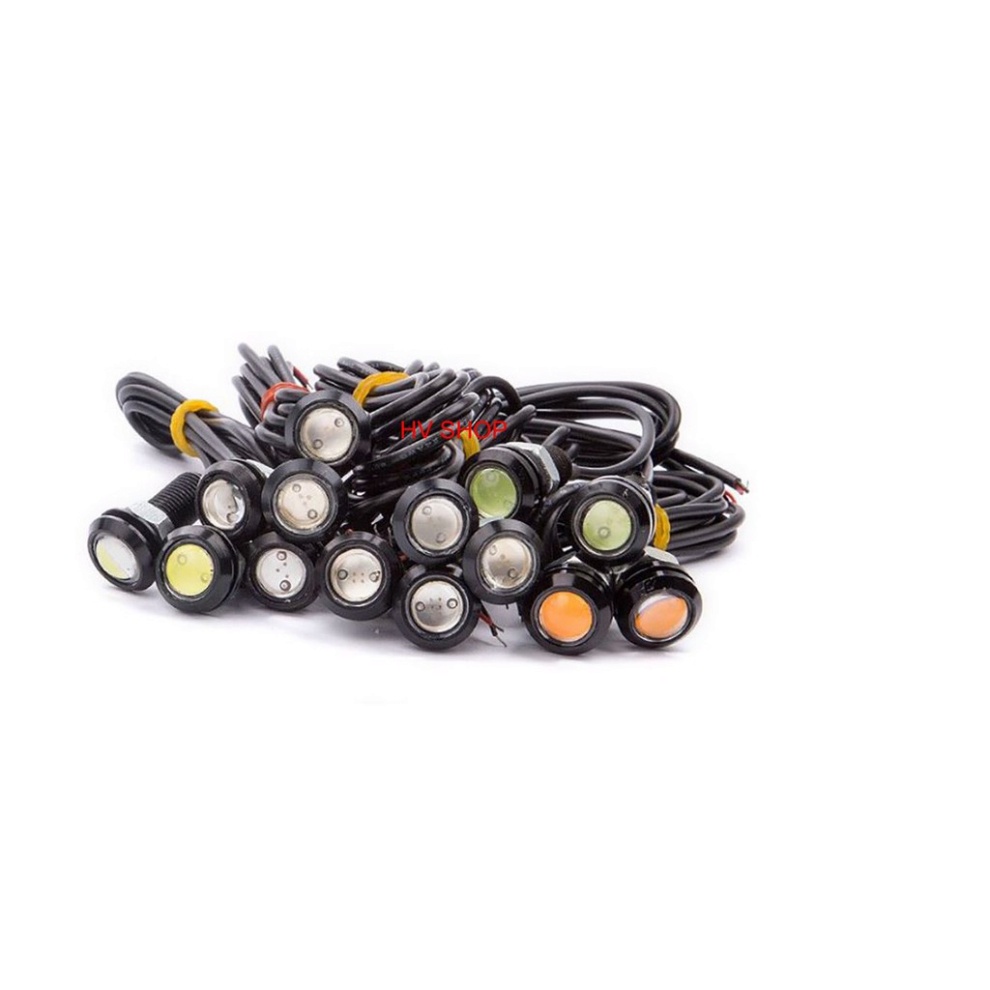 Bộ 2 Đèn Xi Nhan Cúc Áo shop Độ Xe Máy nút áo