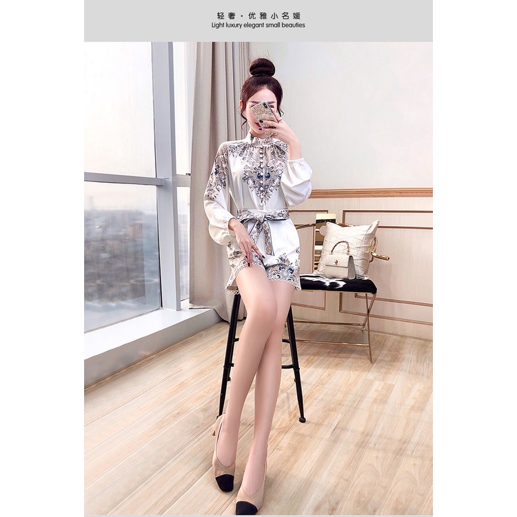 Set Đồ Ngắn Phong Cách Retro Thời Trang Cho Nữ