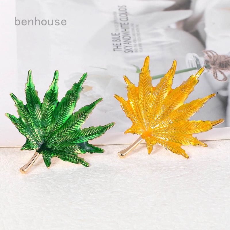 Trâm Cài Áo Hình Chiếc Lá Đính Pha Lê Màu Cầu Vồng Thời Trang Sang Trọng