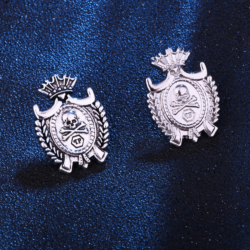 EFAN Trâm Cài Áo Hình Đầu Sói Phong Cách Vintage Cho Nam