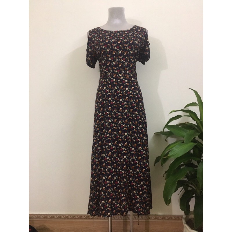 Đầm /Váy lanh trung niên. Váy đầm mùa hè, váy mặc mát chất lanh