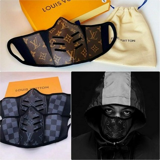 Khẩu Trang Vải Chống Bụi Đẹp Lv Hai Màu