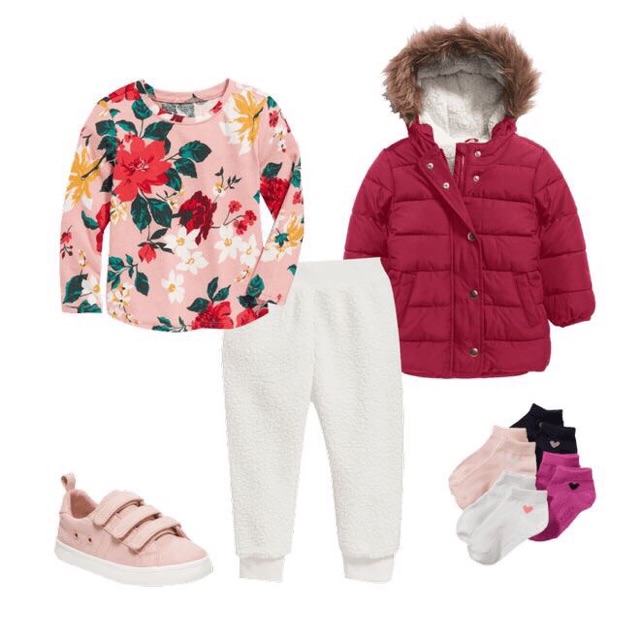 Áo khoác 3 lớp lót lông cừu Old Navy