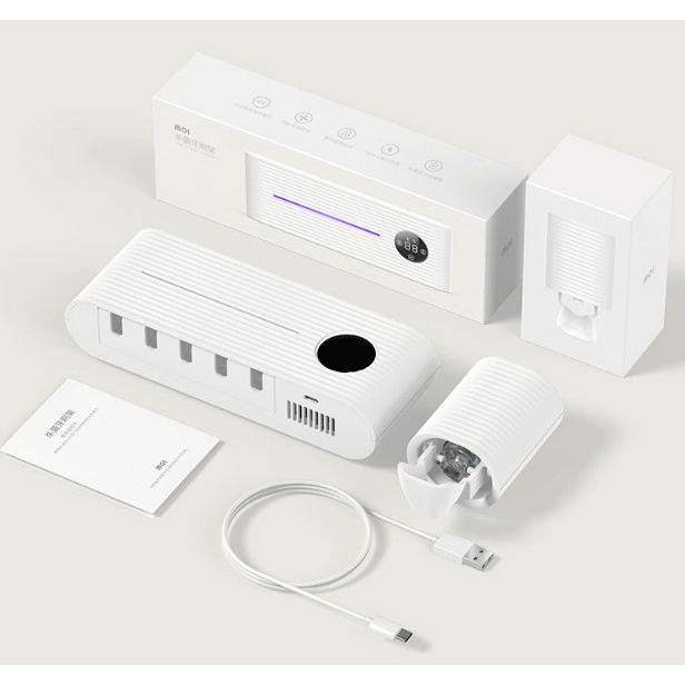 Máy khử khuẩn bàn chải Xiaomi khử sạch vi khuẩn bằng tia UV - Pin 2400mAh - An toàn răng miệng - Dễ dàng lắp đặt - Bảo h